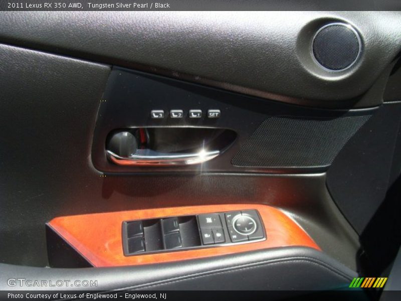 Tungsten Silver Pearl / Black 2011 Lexus RX 350 AWD