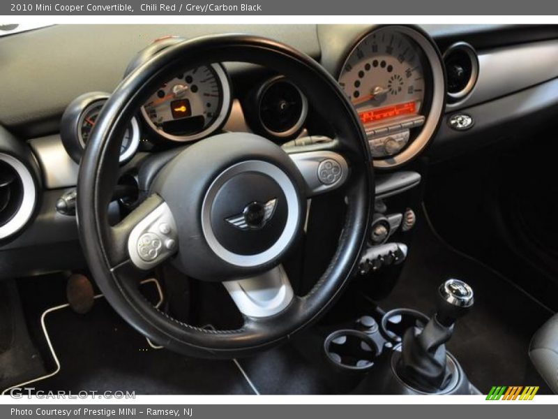 Chili Red / Grey/Carbon Black 2010 Mini Cooper Convertible