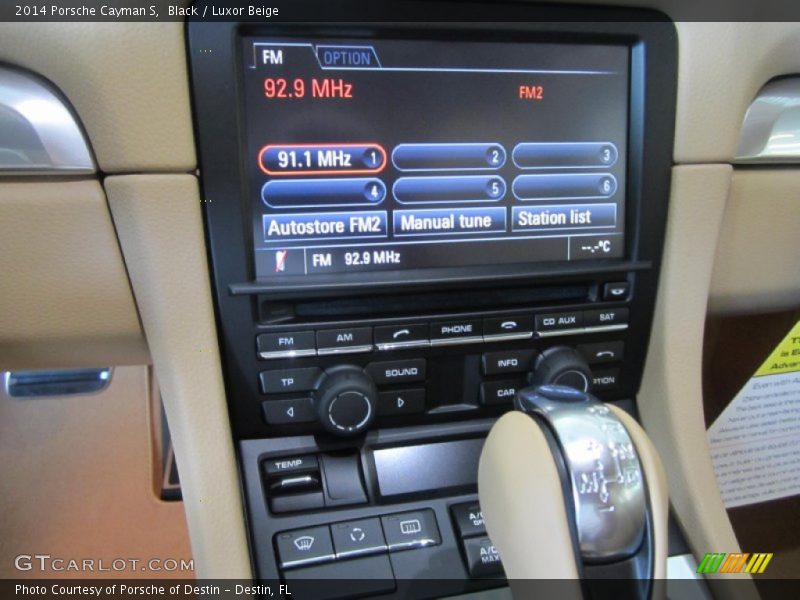 Controls of 2014 Cayman S