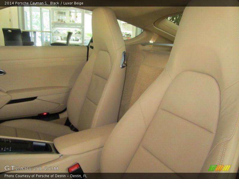 Black / Luxor Beige 2014 Porsche Cayman S