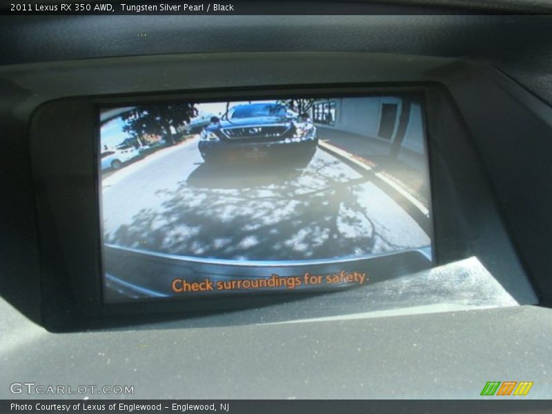 Tungsten Silver Pearl / Black 2011 Lexus RX 350 AWD