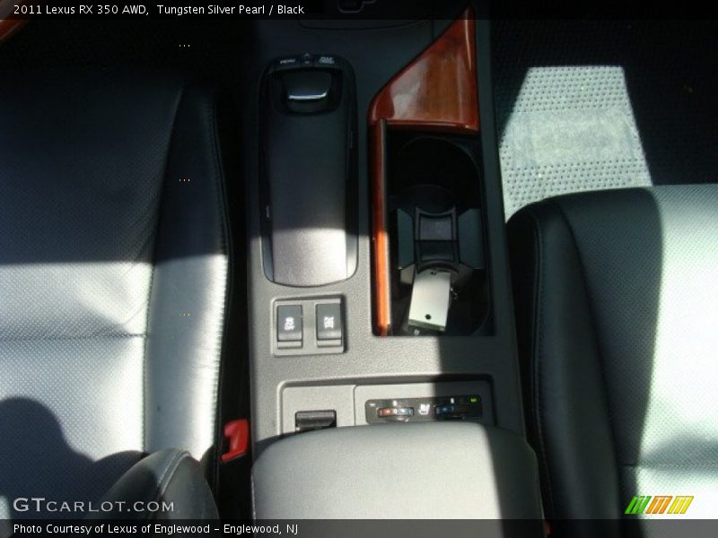 Tungsten Silver Pearl / Black 2011 Lexus RX 350 AWD