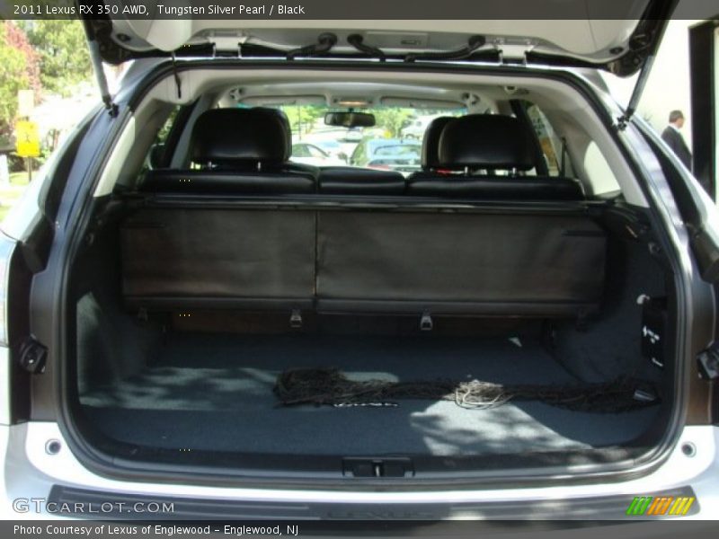 Tungsten Silver Pearl / Black 2011 Lexus RX 350 AWD