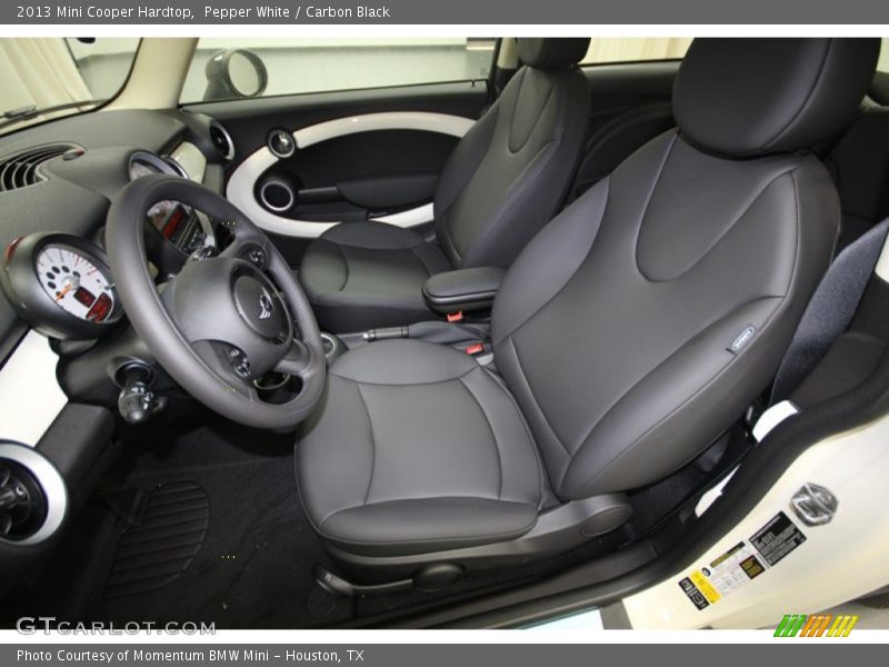 Pepper White / Carbon Black 2013 Mini Cooper Hardtop