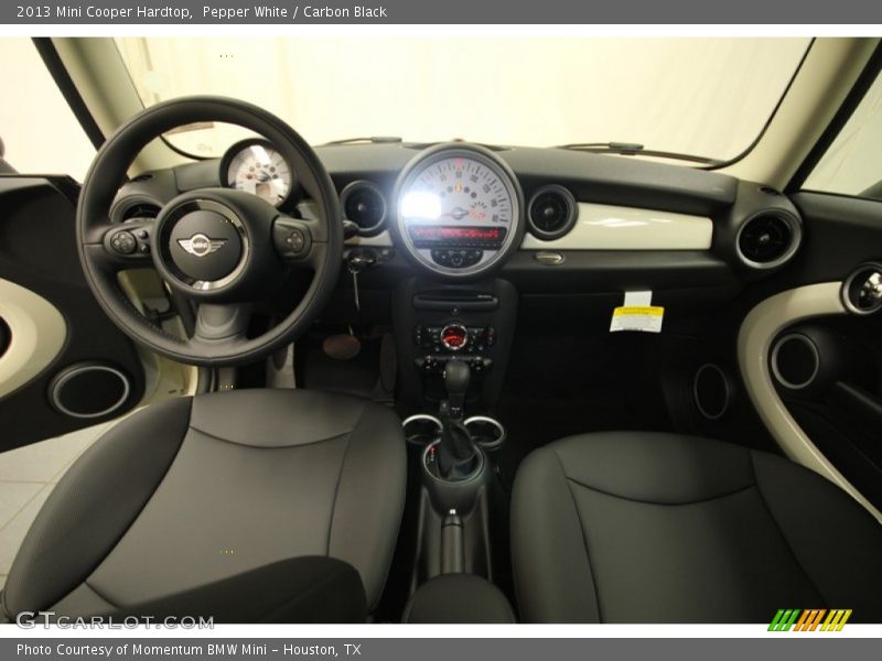 Pepper White / Carbon Black 2013 Mini Cooper Hardtop