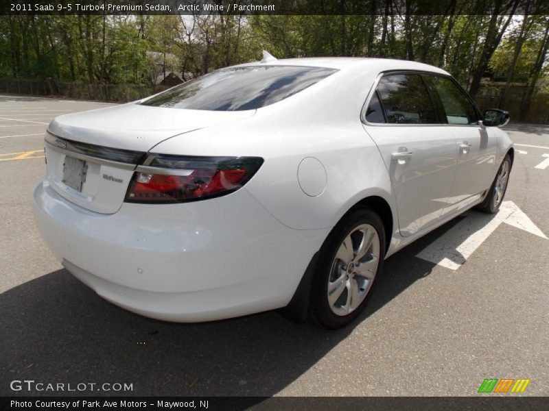 Arctic White / Parchment 2011 Saab 9-5 Turbo4 Premium Sedan