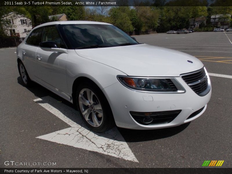 Arctic White / Parchment 2011 Saab 9-5 Turbo4 Premium Sedan