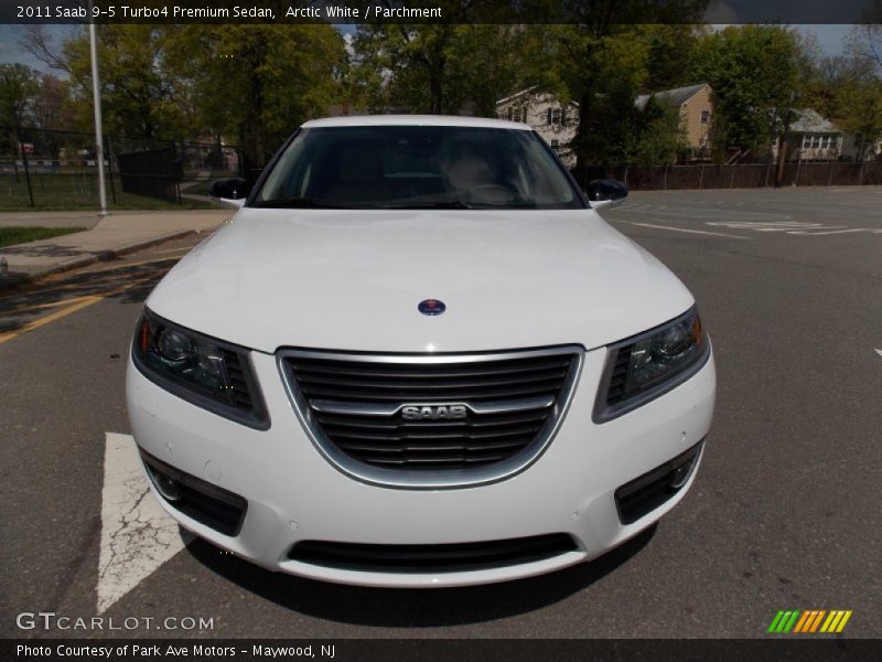 Arctic White / Parchment 2011 Saab 9-5 Turbo4 Premium Sedan