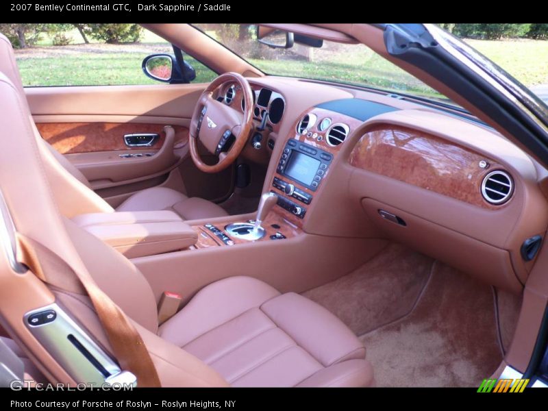 Dark Sapphire / Saddle 2007 Bentley Continental GTC
