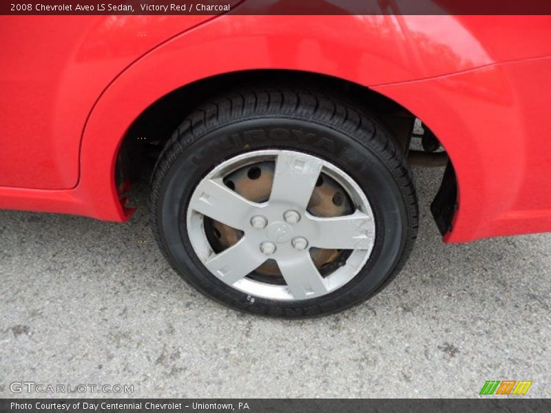 Victory Red / Charcoal 2008 Chevrolet Aveo LS Sedan