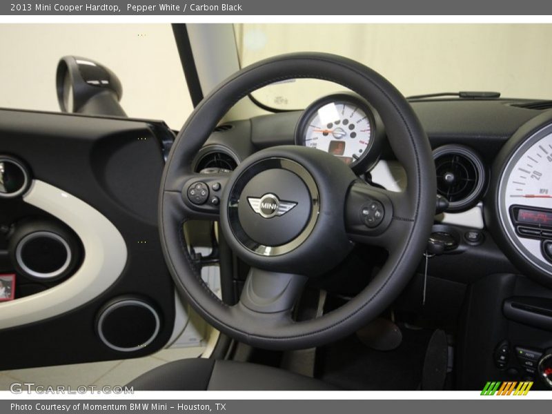 Pepper White / Carbon Black 2013 Mini Cooper Hardtop