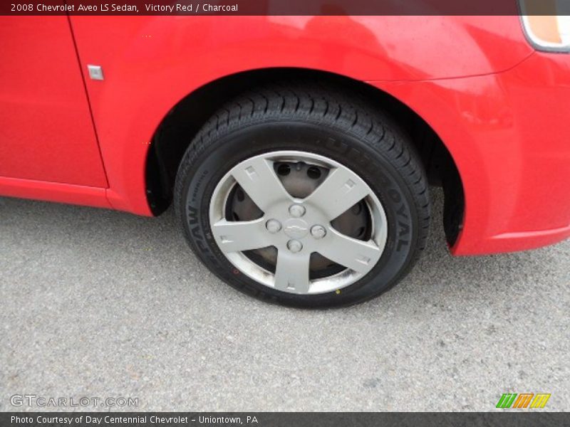 Victory Red / Charcoal 2008 Chevrolet Aveo LS Sedan