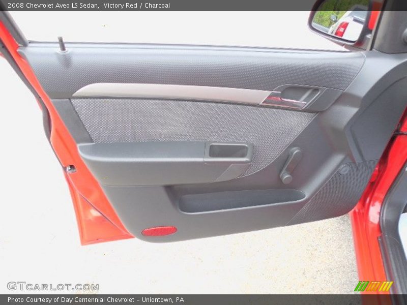 Victory Red / Charcoal 2008 Chevrolet Aveo LS Sedan