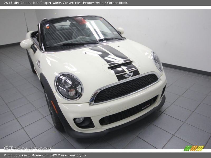 Pepper White / Carbon Black 2013 Mini Cooper John Cooper Works Convertible