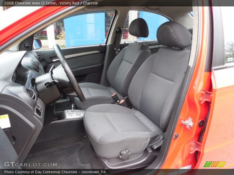 Victory Red / Charcoal 2008 Chevrolet Aveo LS Sedan