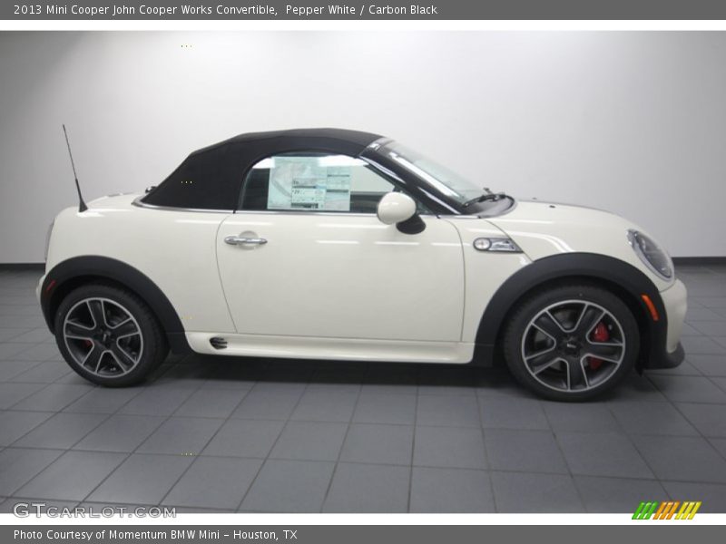  2013 Cooper John Cooper Works Convertible Pepper White