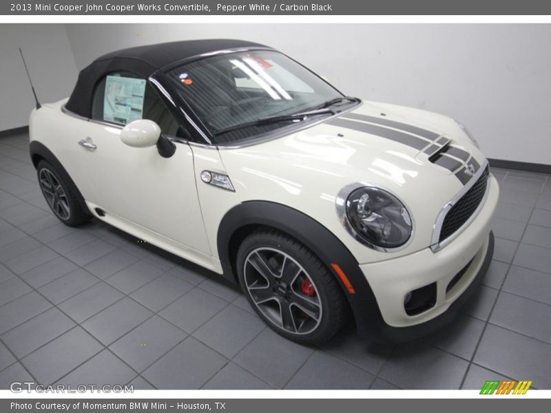 Front 3/4 View of 2013 Cooper John Cooper Works Convertible