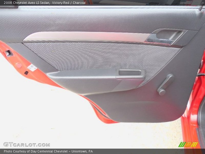 Victory Red / Charcoal 2008 Chevrolet Aveo LS Sedan