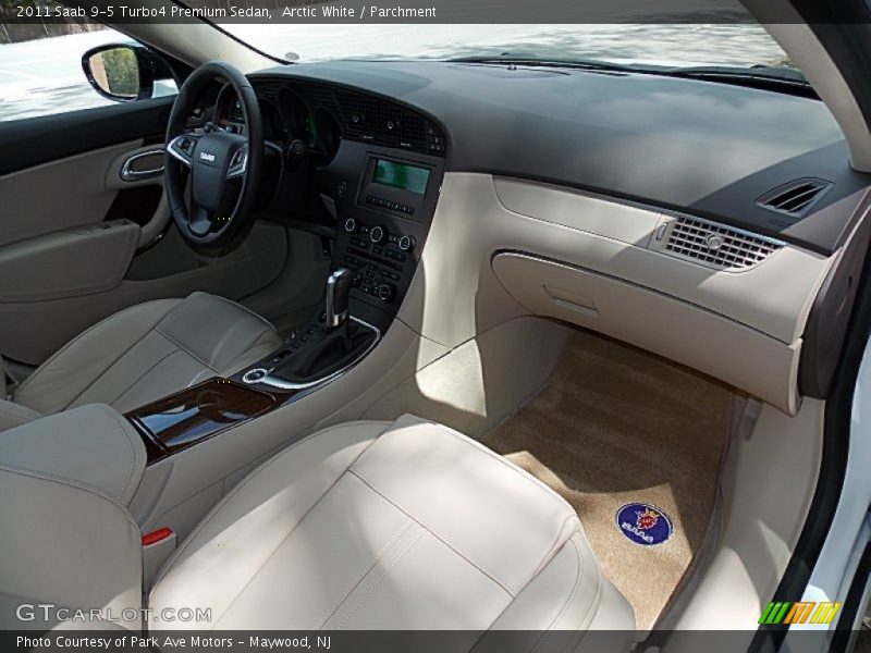 Arctic White / Parchment 2011 Saab 9-5 Turbo4 Premium Sedan