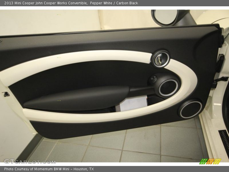 Pepper White / Carbon Black 2013 Mini Cooper John Cooper Works Convertible