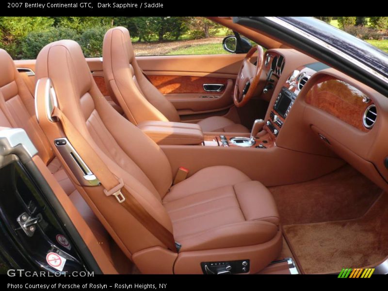 Dark Sapphire / Saddle 2007 Bentley Continental GTC