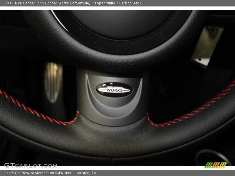 Pepper White / Carbon Black 2013 Mini Cooper John Cooper Works Convertible