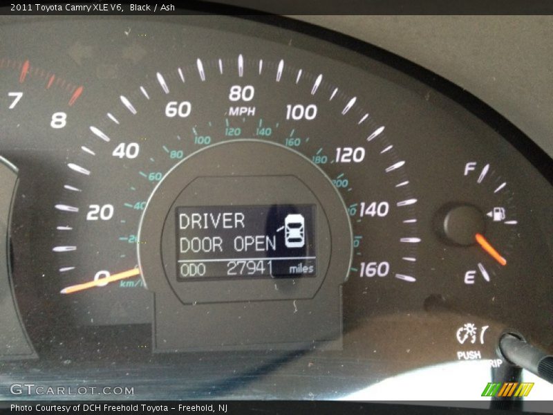 Black / Ash 2011 Toyota Camry XLE V6