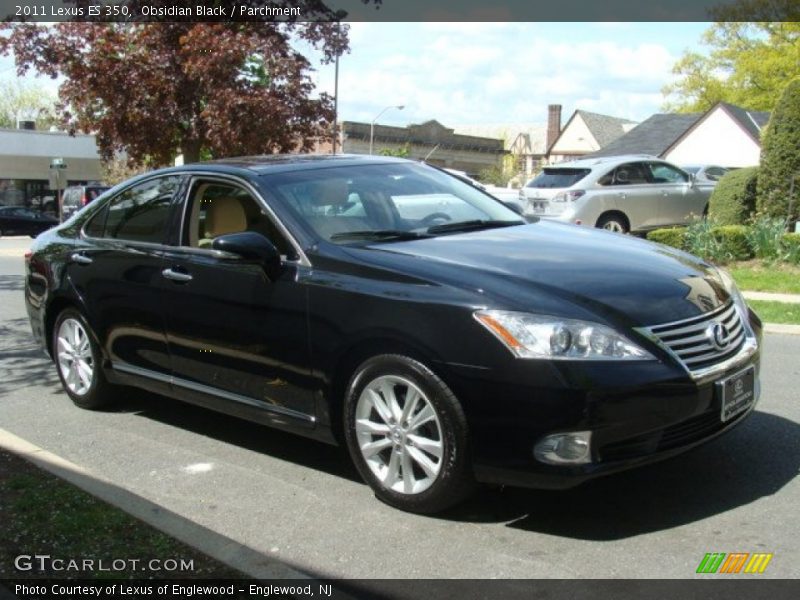 Obsidian Black / Parchment 2011 Lexus ES 350