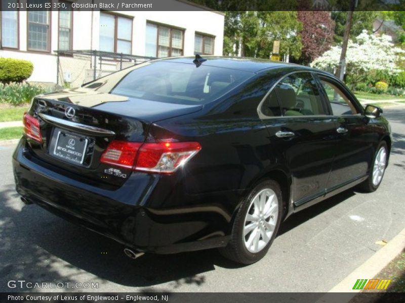 Obsidian Black / Parchment 2011 Lexus ES 350