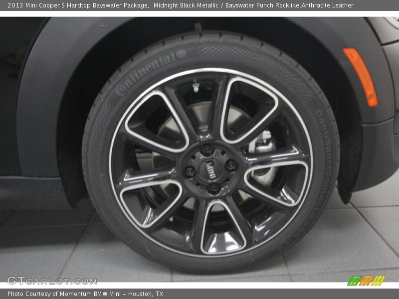 Midnight Black Metallic / Bayswater Punch Rocklike Anthracite Leather 2013 Mini Cooper S Hardtop Bayswater Package