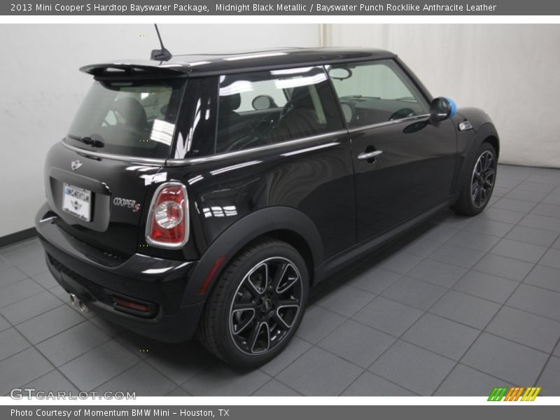 Midnight Black Metallic / Bayswater Punch Rocklike Anthracite Leather 2013 Mini Cooper S Hardtop Bayswater Package