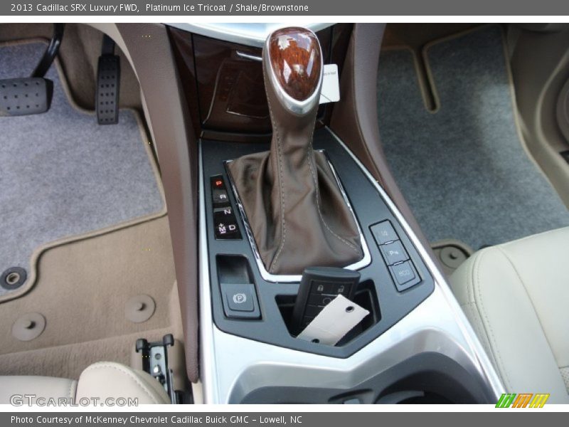 Platinum Ice Tricoat / Shale/Brownstone 2013 Cadillac SRX Luxury FWD