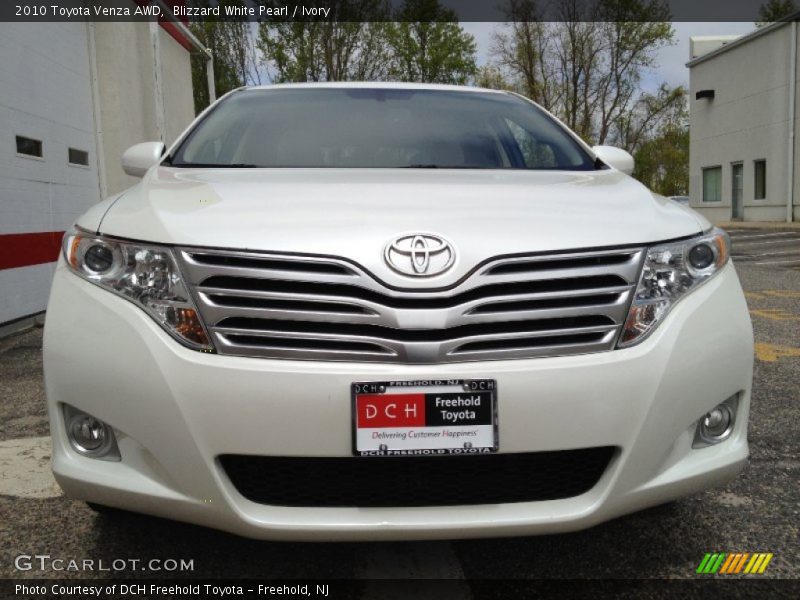 Blizzard White Pearl / Ivory 2010 Toyota Venza AWD