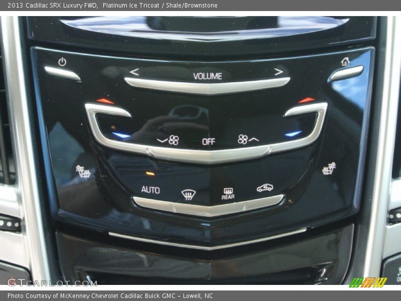 Platinum Ice Tricoat / Shale/Brownstone 2013 Cadillac SRX Luxury FWD