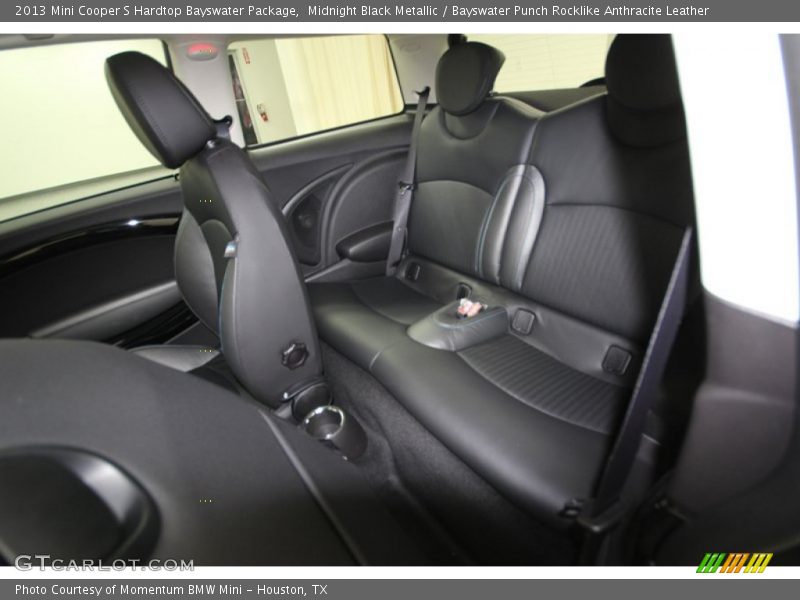 Midnight Black Metallic / Bayswater Punch Rocklike Anthracite Leather 2013 Mini Cooper S Hardtop Bayswater Package