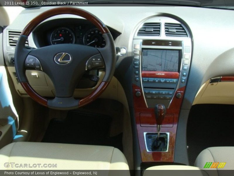 Obsidian Black / Parchment 2011 Lexus ES 350