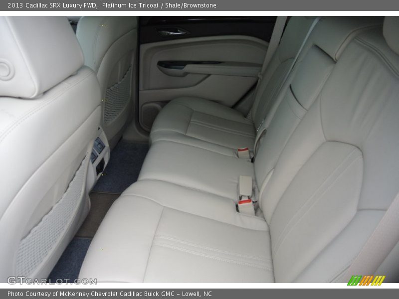 Platinum Ice Tricoat / Shale/Brownstone 2013 Cadillac SRX Luxury FWD