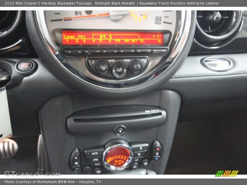 Midnight Black Metallic / Bayswater Punch Rocklike Anthracite Leather 2013 Mini Cooper S Hardtop Bayswater Package