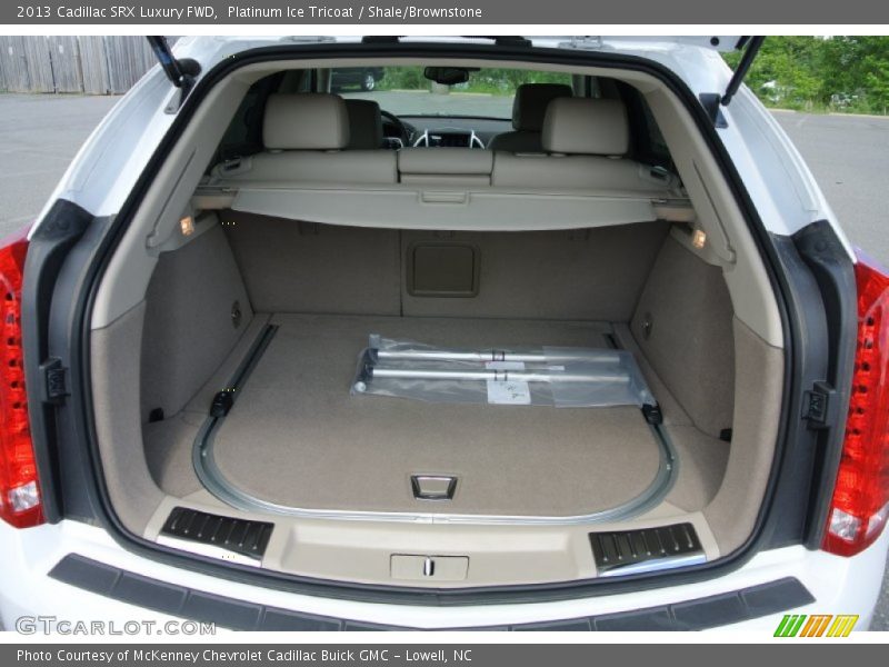 Platinum Ice Tricoat / Shale/Brownstone 2013 Cadillac SRX Luxury FWD