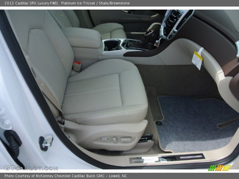 Platinum Ice Tricoat / Shale/Brownstone 2013 Cadillac SRX Luxury FWD