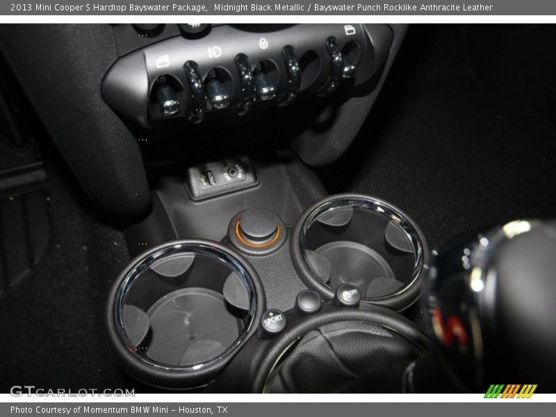 Midnight Black Metallic / Bayswater Punch Rocklike Anthracite Leather 2013 Mini Cooper S Hardtop Bayswater Package