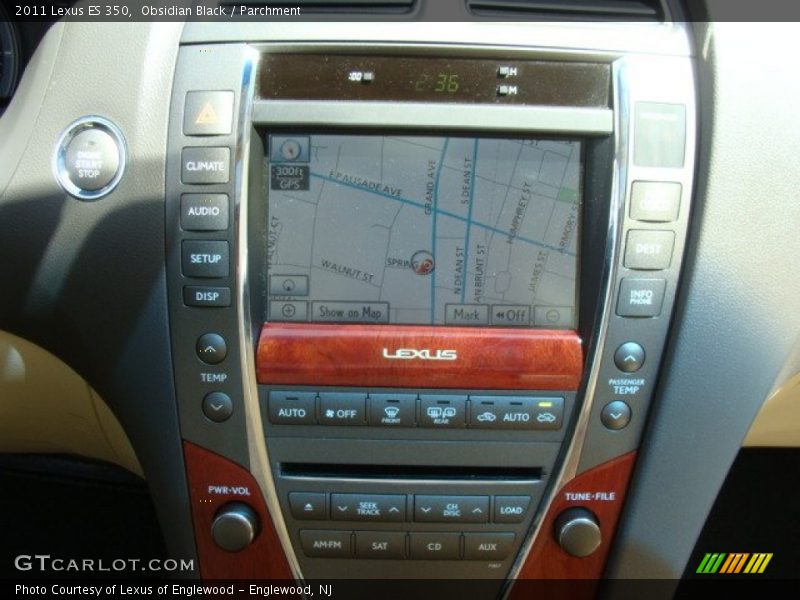Obsidian Black / Parchment 2011 Lexus ES 350