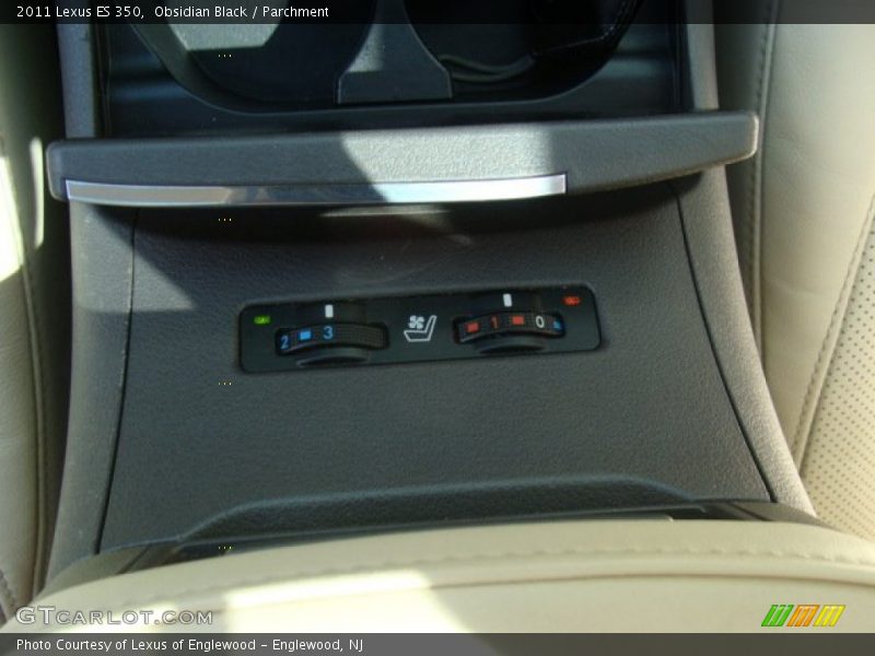 Obsidian Black / Parchment 2011 Lexus ES 350