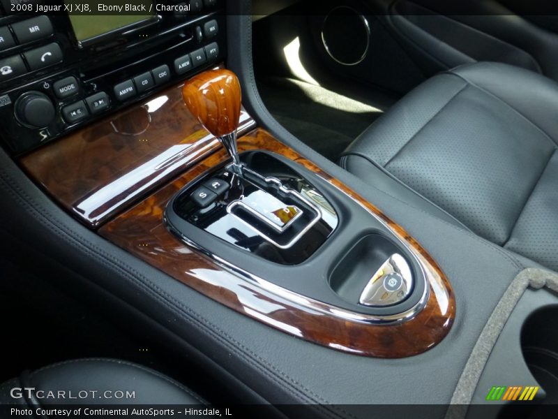 Ebony Black / Charcoal 2008 Jaguar XJ XJ8