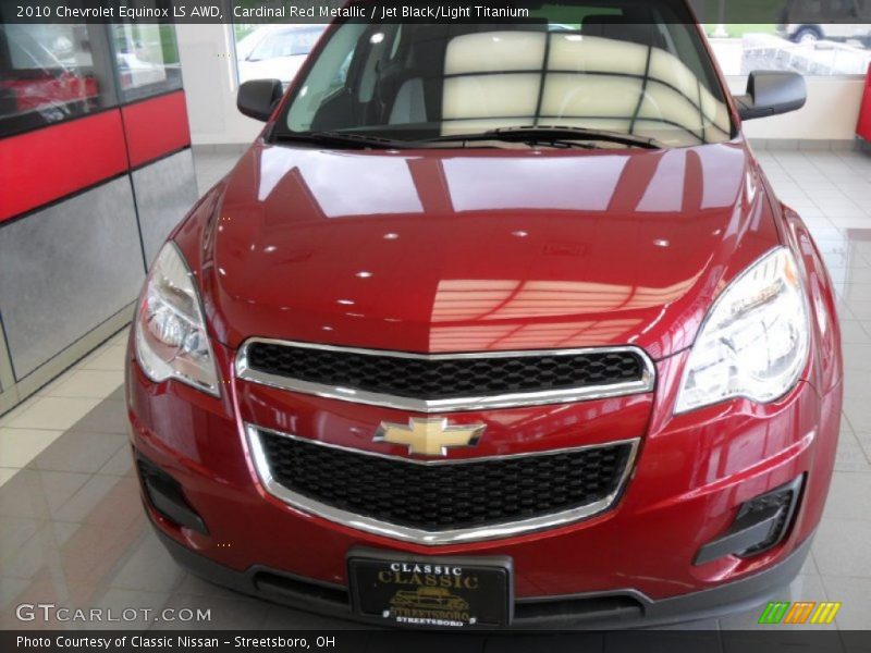 Cardinal Red Metallic / Jet Black/Light Titanium 2010 Chevrolet Equinox LS AWD