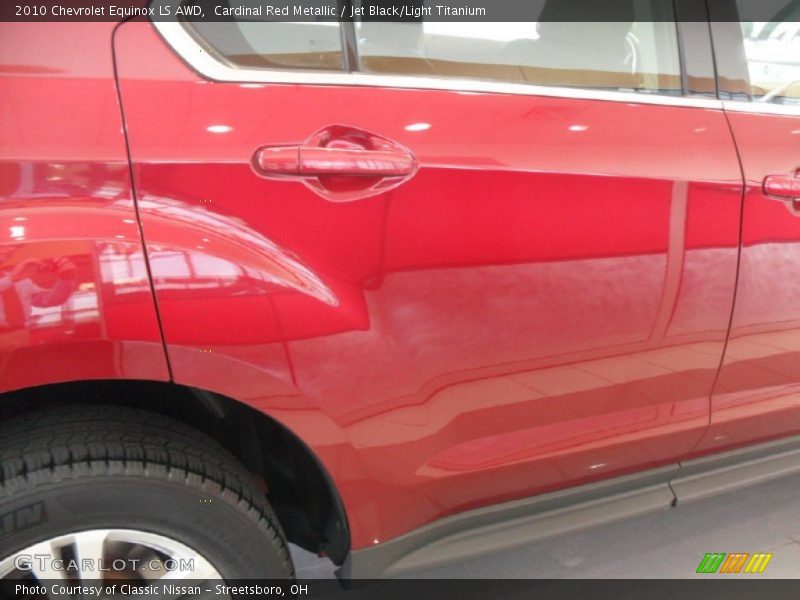 Cardinal Red Metallic / Jet Black/Light Titanium 2010 Chevrolet Equinox LS AWD