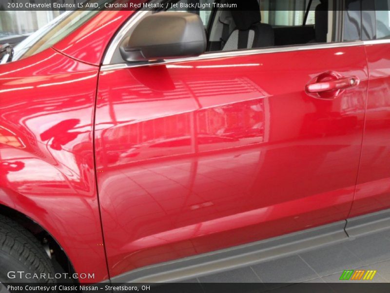 Cardinal Red Metallic / Jet Black/Light Titanium 2010 Chevrolet Equinox LS AWD