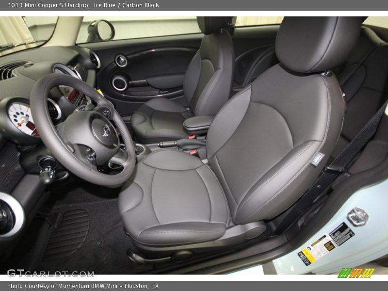 Ice Blue / Carbon Black 2013 Mini Cooper S Hardtop