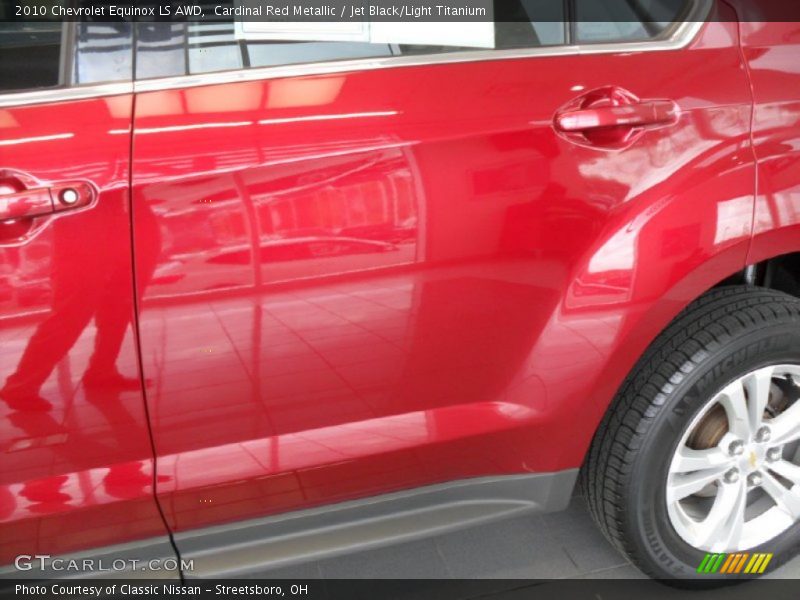 Cardinal Red Metallic / Jet Black/Light Titanium 2010 Chevrolet Equinox LS AWD