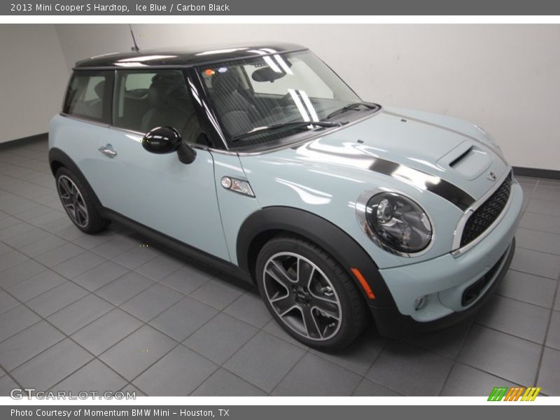 Ice Blue / Carbon Black 2013 Mini Cooper S Hardtop
